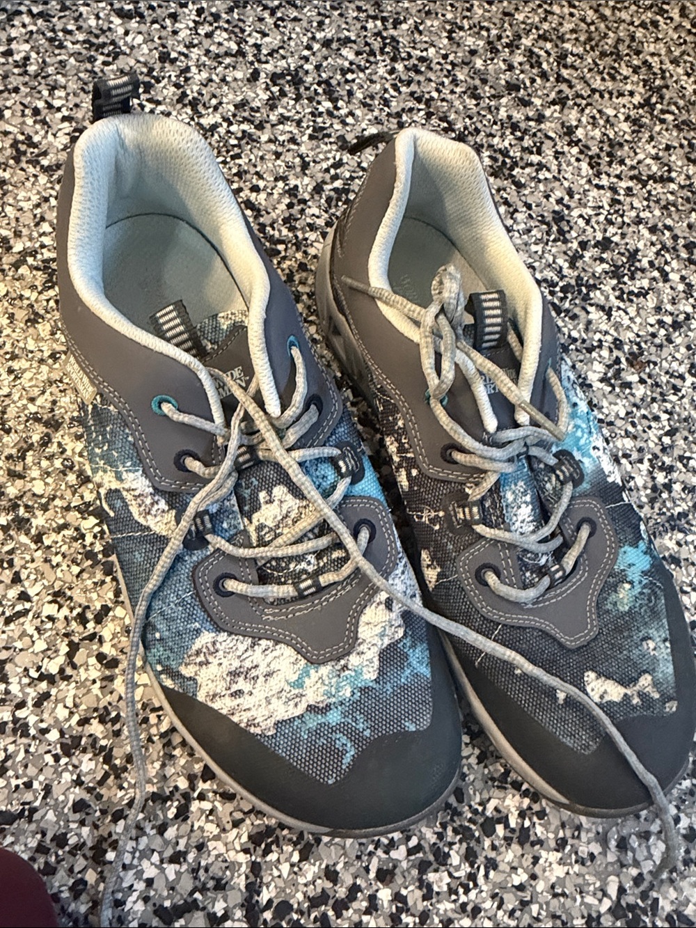 Bass Pro Shops Men's Gray & Teal Athletic Lace-Up Shoes